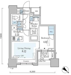 関内駅 徒歩5分 5階の物件間取画像